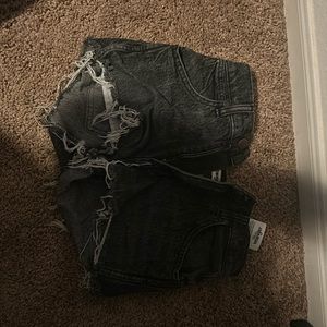 black wrangler shorts